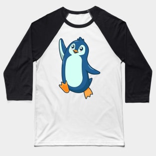 Kawaii Penguin Baseball T-Shirt